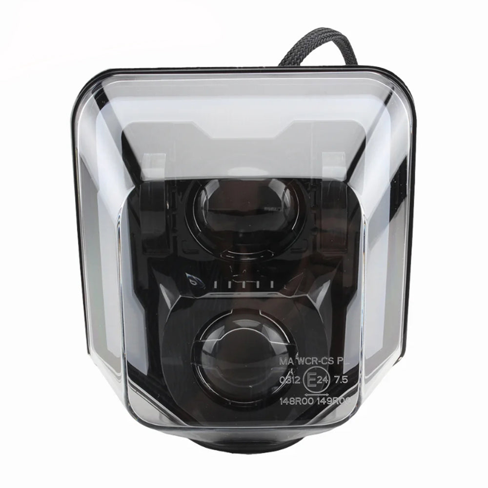 Motocross LED Headlight Wick Enduro Dirt Bike FE FX TE TC 2015-2022 6500K Universal 12V 36W 78W Black Head Lamp