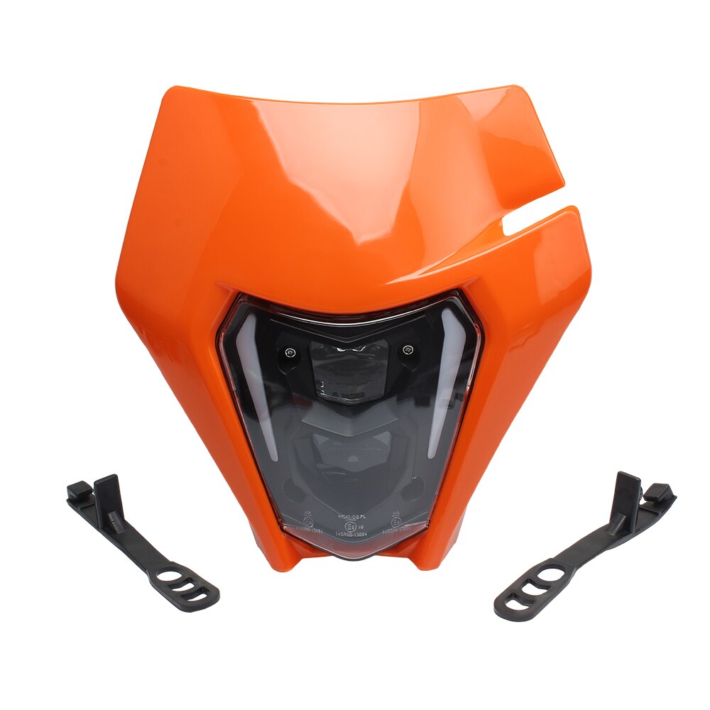 New Headlight Led Motorcycle Headlamp Plate Fairing for Ktm EXC SXF KLX 125 150 250 300 350 450 Pit Dirt Bike Enduro Super Moto