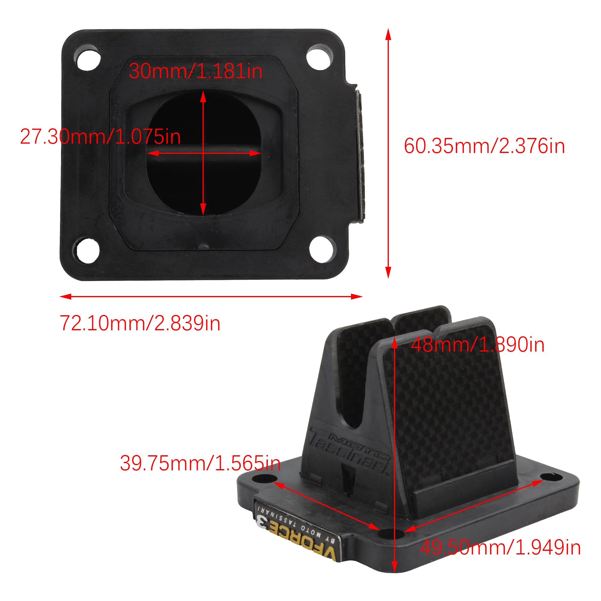 V4144 V-Force 4 for YFZ350 YFZ 350 RX135 RXZ135 RXZ Z125 Banshee 350 RD350 Carbon Fiber Intake Reed Valve  V Force 4 Kit