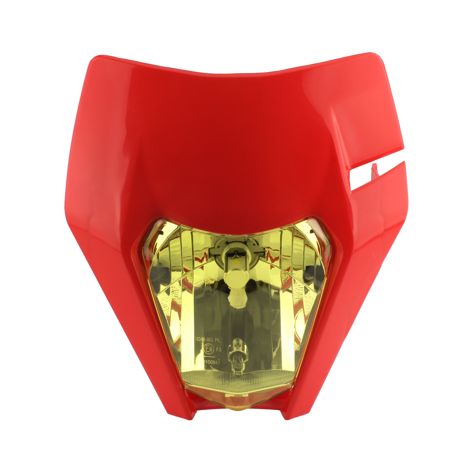 Motorcycle LED Headlight Yellow Mask for EXC XCF SX SXF XC XCF SMR CR YZF DRZ Supermoto 125 150 250 350 450 530 Enduro Halogen