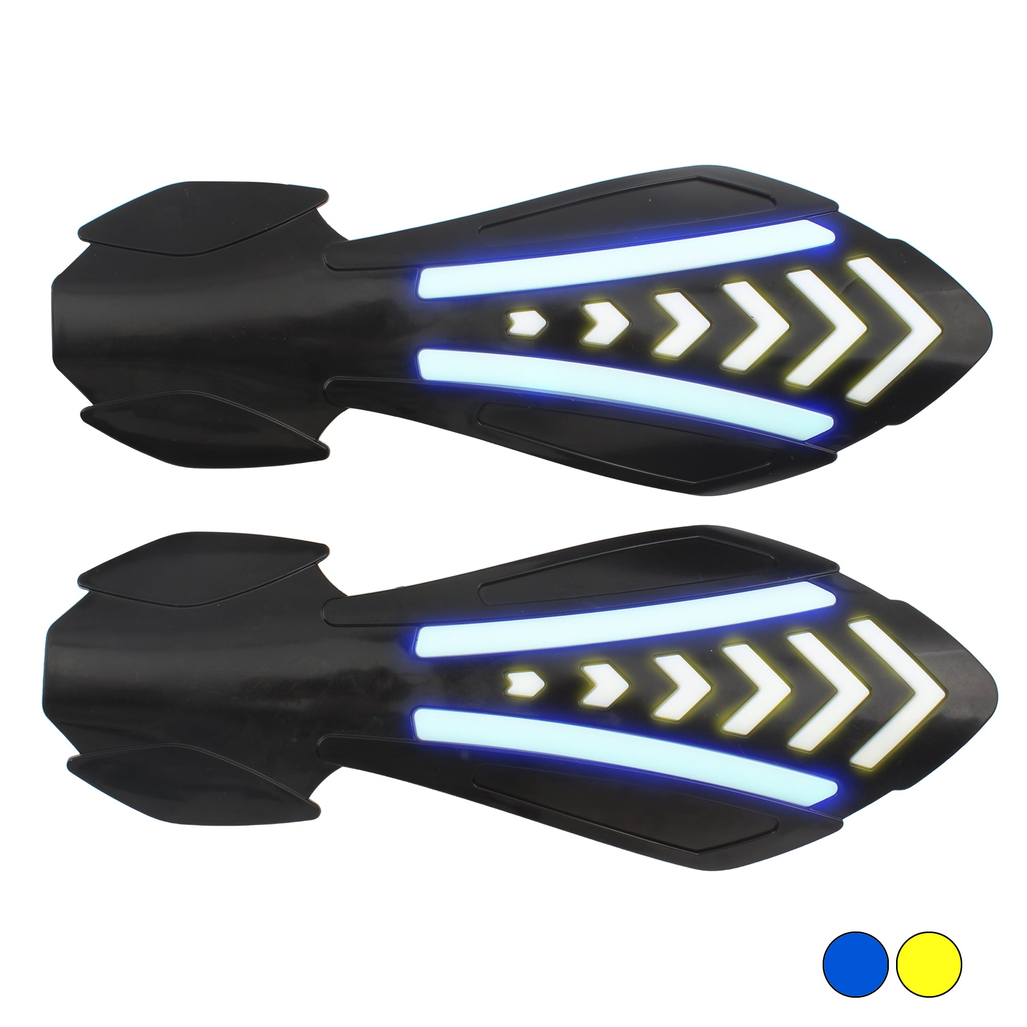New Style Handlebar Protective Cover Motorcycle Handguard With LED Two-color Steering and Water Signal Light Handlebar