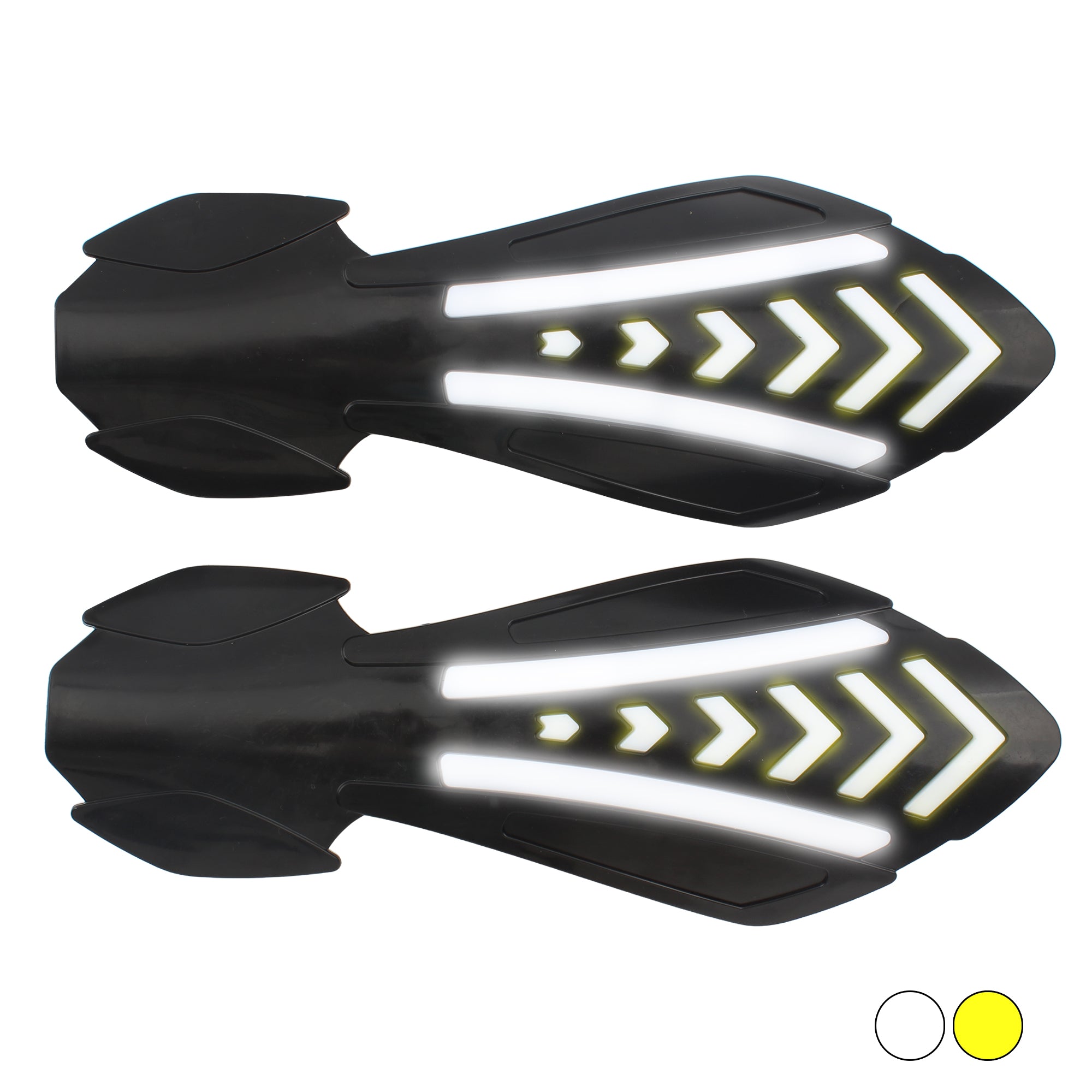 New Style Handlebar Protective Cover Motorcycle Handguard With LED Two-color Steering and Water Signal Light Handlebar