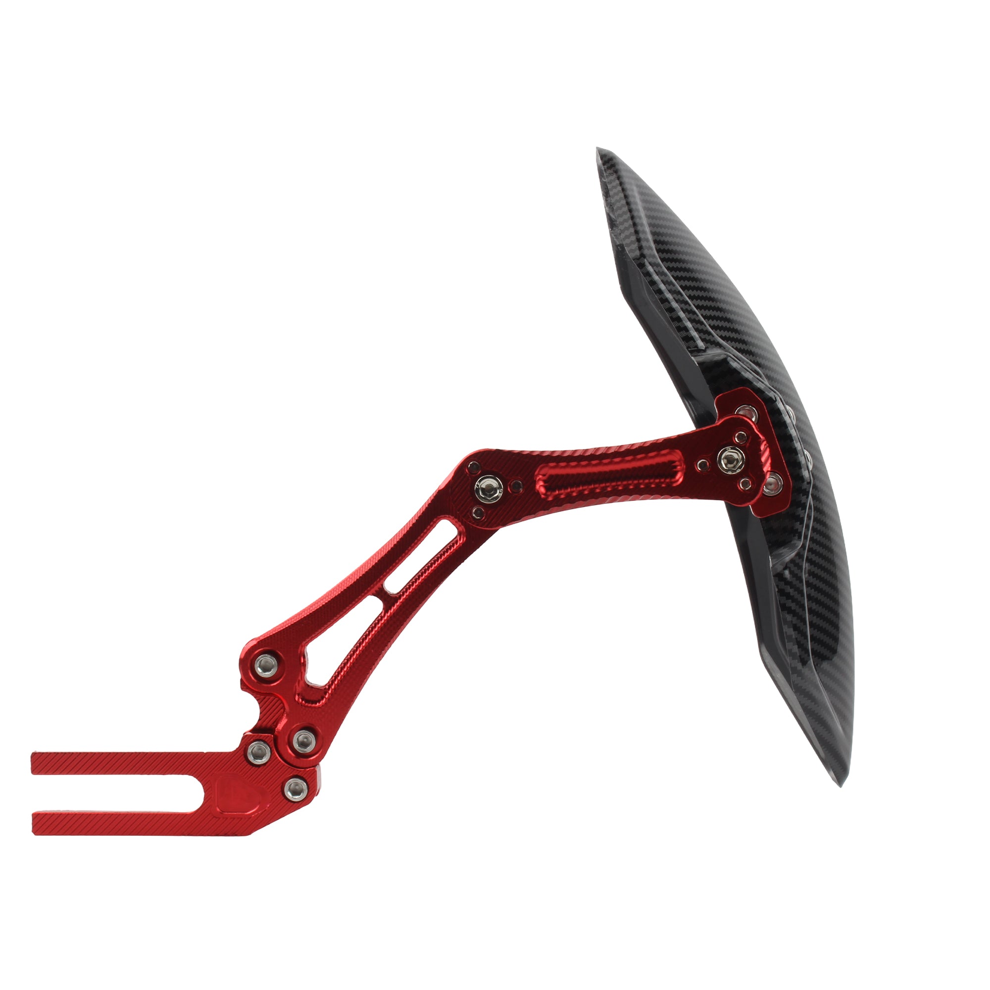 For Universal Motorcycle Imitation Carbon Fiber Adjustable Rear Wheel Fender Mudguard Extend Extender Motocross Accessories