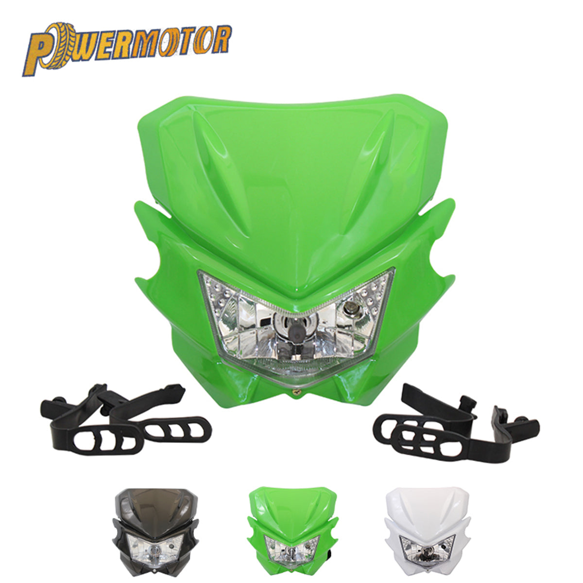 Motorcycle Universal Headlight for Kawasaki KLX125 KLX150 250 450 CRF RMZ YZF EXC Dirt Bike Motocross Enduro Off Road Halogen