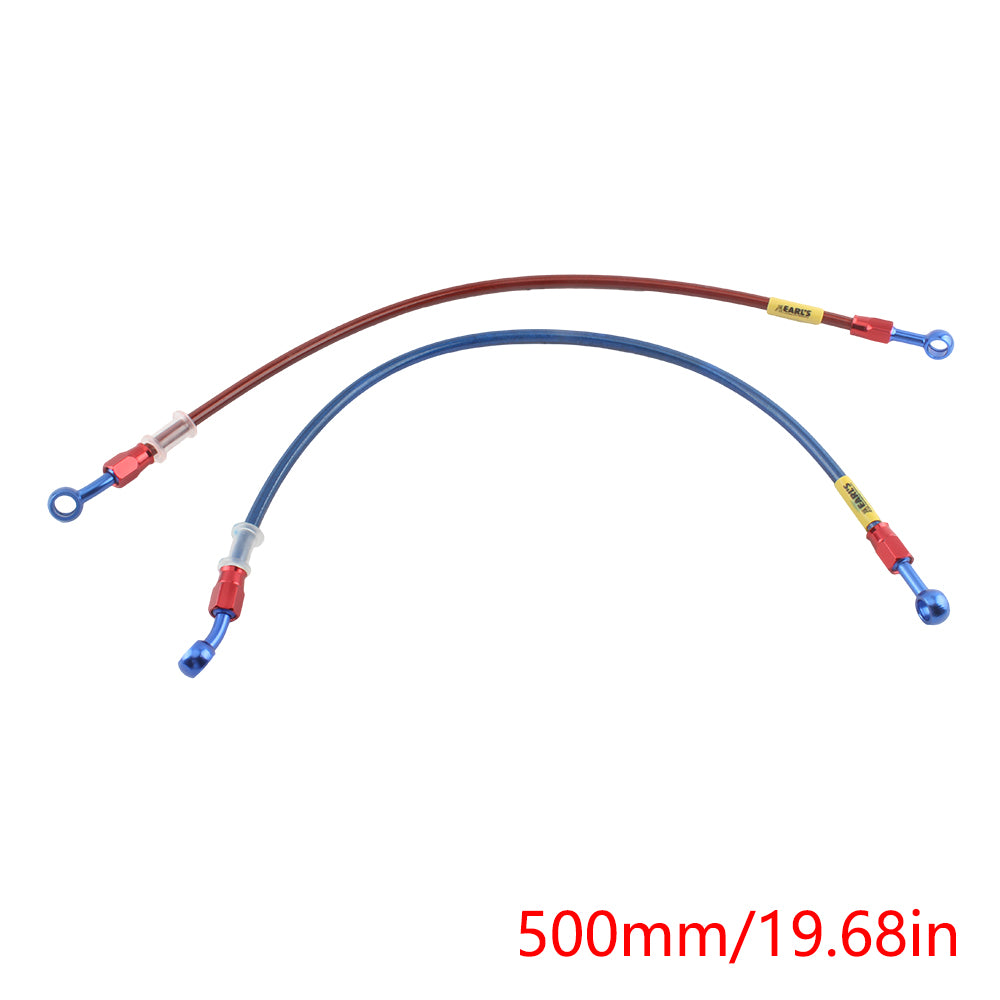 Aluminum Alloy Brake Tubing 500 mm 1500 mm 1800 mm Red and Blue Two Colors