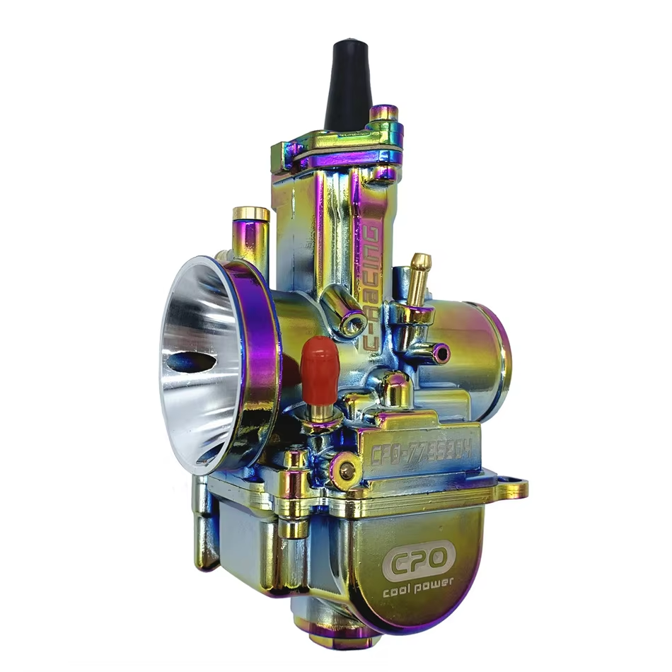 Motorcycle PWK Carburetor 28 30 32 34mm Colorful for Yamaha Honda Kawasaki With Power Jet Dirt Bike Motocross
