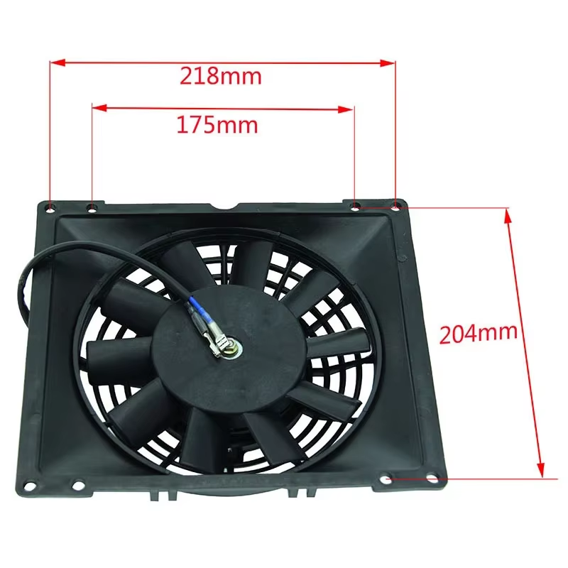 Motorcycle Cooling Fan Oil Cooler Engine Water Radiator for Zonshen Enduro Motocross Dirt Bike Universal Accessories Wholesale