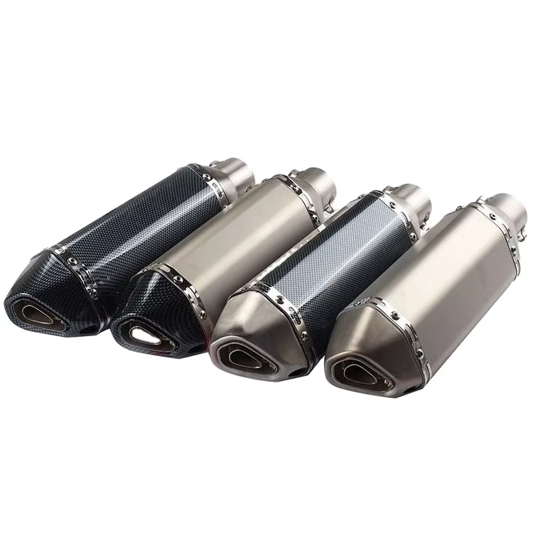 Motorcycle to OSI Large Displacement Racing Hexagonal General Purpose Yellow Dragon 600 Scorpion Exhaust Pipe