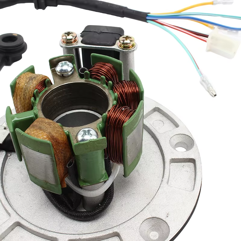Motorcycle Magnet Motor Stator Coil Kits Fit for Lifan 150cc Engine High-Speed Magnet Motor Stator Coil Pit Bike Scooter ATV