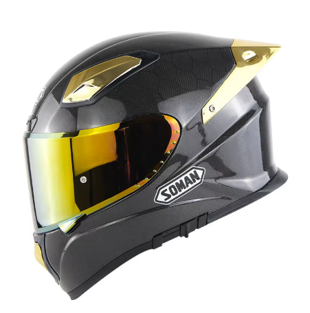 PowerMotor X8 Carbon Fiber Motorcycle Helmet Men's and Women's Full Helmet Full Covered Personalized Motorcycle Helmet Full-face