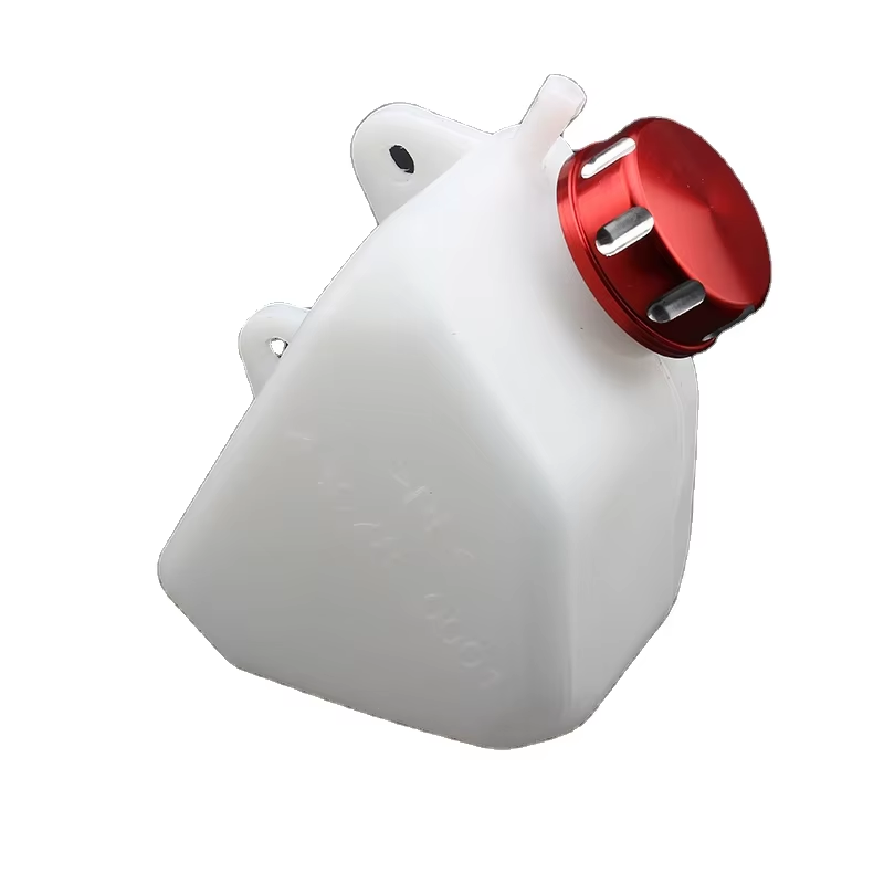 Motorcycle Plastic Water Coolant Reservoir Tank CNC Coolant Reservoir Tank Radiator Overflow for Kawasaki KLX 250 KLX250