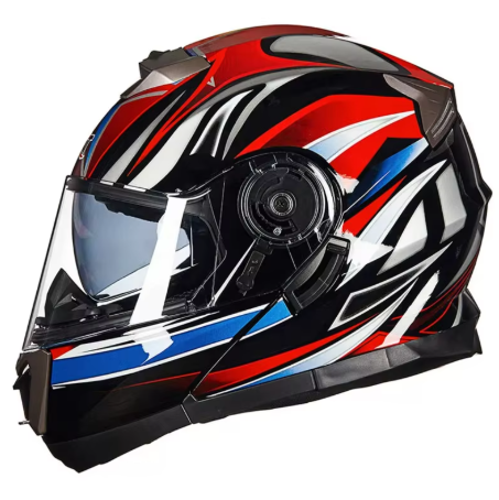 Motorcycle Helmet Helmet Helmet Riding in Winter, Full Face, Warm Personality and Anti-fog Helmet