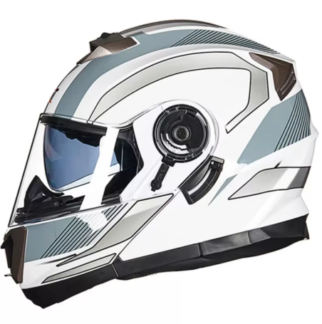 Motorcycle Helmet Helmet Helmet Riding in Winter, Full Face, Warm Personality and Anti-fog Helmet