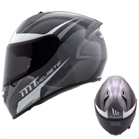 PowerMotor MT Spain Custom Motorcycle Helmet Men and Women Sunscreen Anti-fog Full Face Helmet Stinger Racing Knight Locomotive