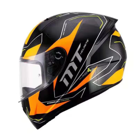 PowerMotor MT Spain Custom Motorcycle Helmet Men and Women Sunscreen Anti-fog Full Face Helmet Stinger Racing Knight Locomotive