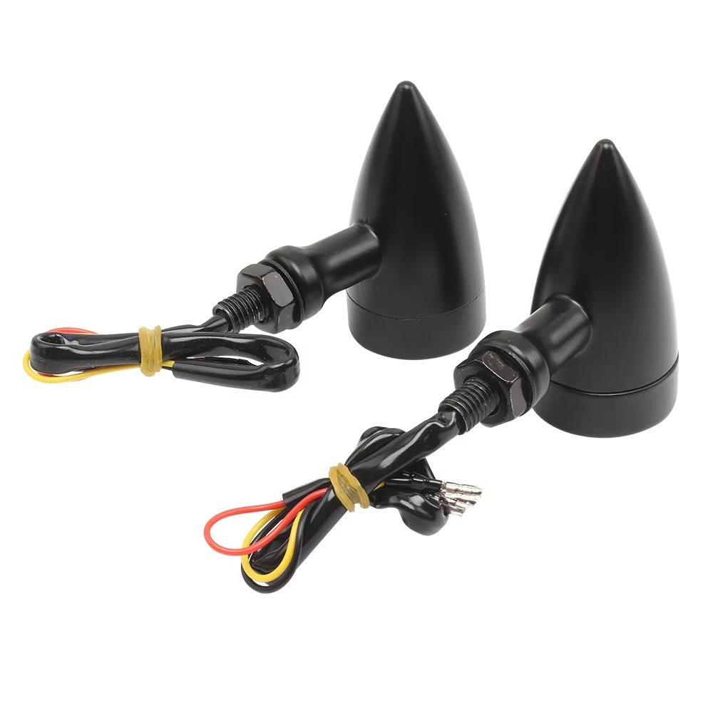 Mini Flashing Motorcycle Rear Light Zinc Alloy Turn Signals for Gy6 Universal Moto Accessories Wholesale