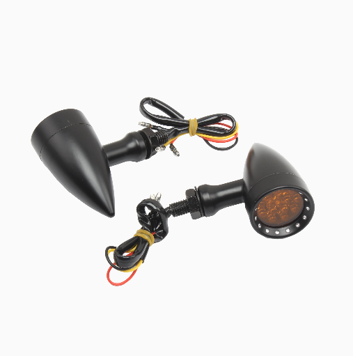 Mini Flashing Motorcycle Rear Light Zinc Alloy Turn Signals for Gy6 Universal Moto Accessories Wholesale