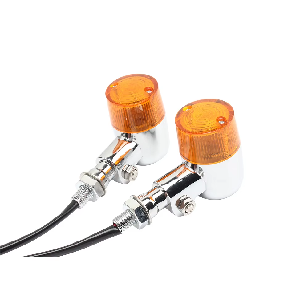 New Zinc Alloy Motorcycle Turn Signal Accessories Light Flashing for Triumph Road Glide Cafe Racer Harley Bike Yamaha Blinker