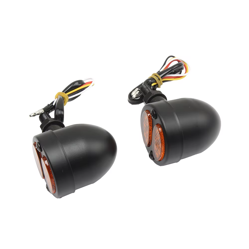 New Motorcycle Turn Signal Blinker Light Indicator Lamp Black Bullet Flash Hard for Suzuki Gn 125 Z400 Motorcycle Turn Signals
