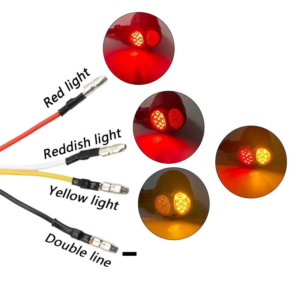 New Motorcycle Turn Signal Blinker Light Indicator Lamp Black Bullet Flash Hard for Suzuki Gn 125 Z400 Motorcycle Turn Signals