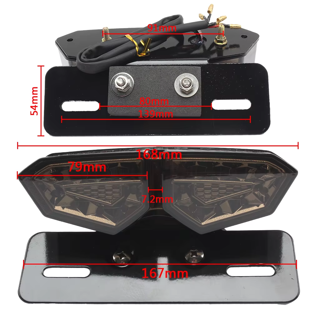 Motorcycle Led Turn Signals Rear Lights Blinker for Motorcycle Suzuki Kawasaki Harley Honda Yamaha Rear Light Led Turn Sign