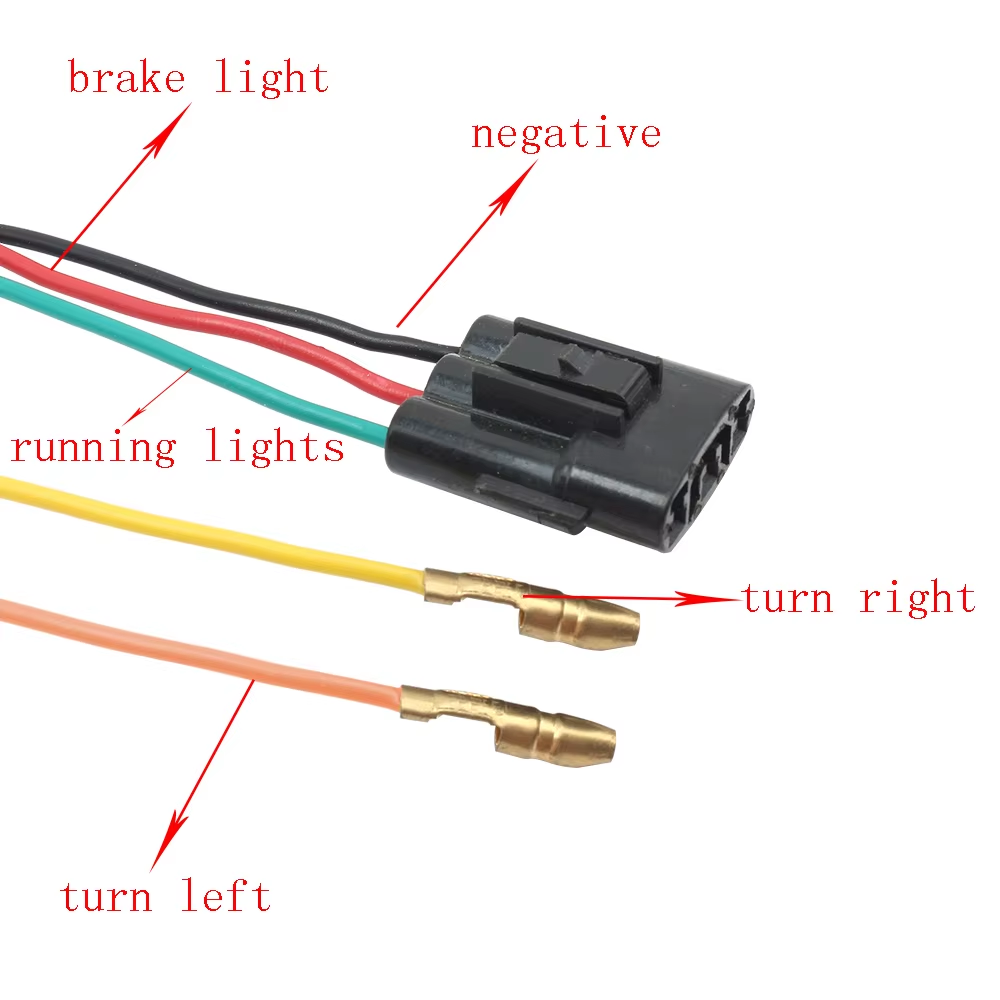 Arrows Led Motorcycle Tail Light for Kawasaki ZX6R Z800 Z125 2016 2022 Turn Signal Warning Brake Light Universal Multifunction