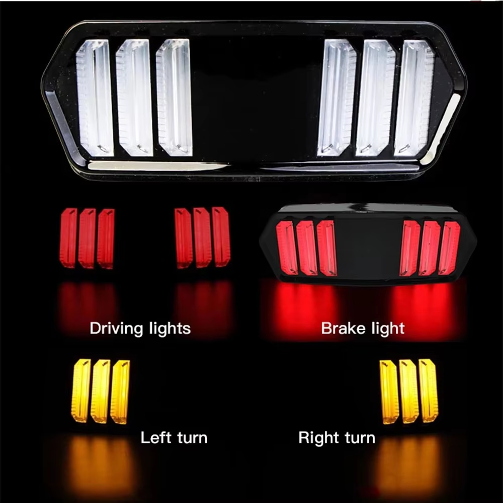 Motorcycle LED Tail Light Rear Light Signal Lights Running Turn Signal Indicator Lamp for Honda MSX125 CTX700 CTX700N CBR650F