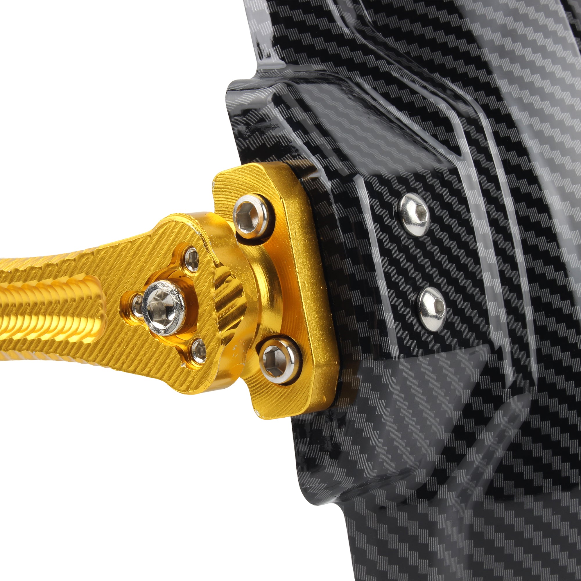 For Universal Motorcycle Imitation Carbon Fiber Adjustable Rear Wheel Fender Mudguard Extend Extender Motocross Accessories