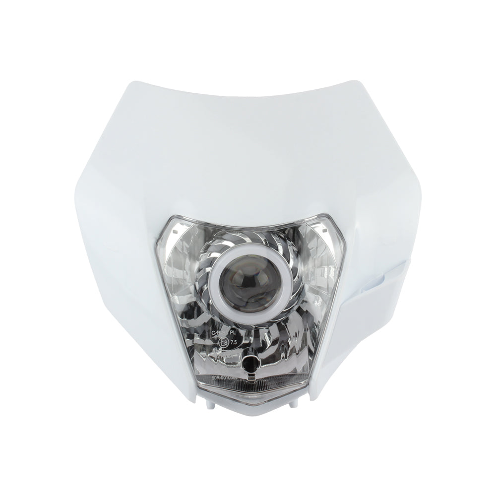 For KTM Headlight Plate Motorcycle LED EXC 300 XC SX 125 250 350 450 Round Wick Headlamp Dit Bike Supermotor Enduro Accessories