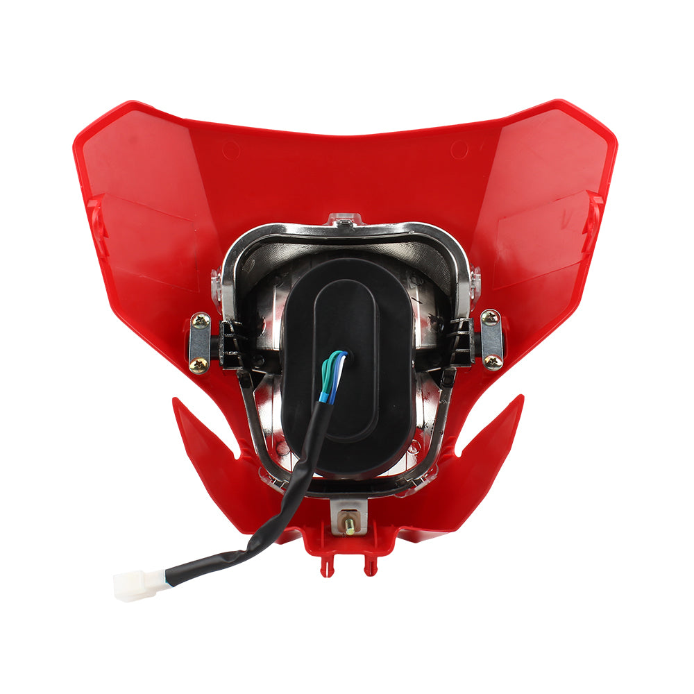 For Honda CRF 450 Headlight Motorcycle Motocross Enduro Fairing Plate Dirt Bike Headlights Headlamp Accessories Free Shipping