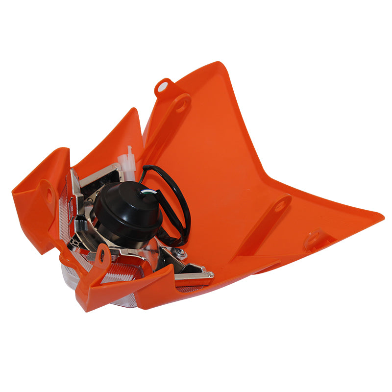 PowerMotor Motorcycle Headlight Headlamp Motorbike Mask Refires 35W 12V 4WD for KLX450 250 Dirt Bikes Motocross HL105 Halogen