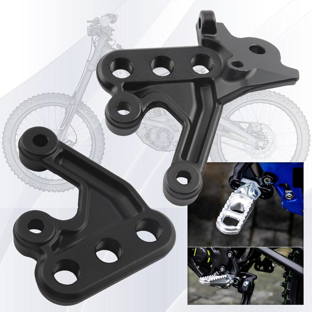 For Surron Electric Bike Parts Left Right Foot Pegs Pedal Mounting Bracket Light Bee X S Motocross Accessories Pit Dirt Bike