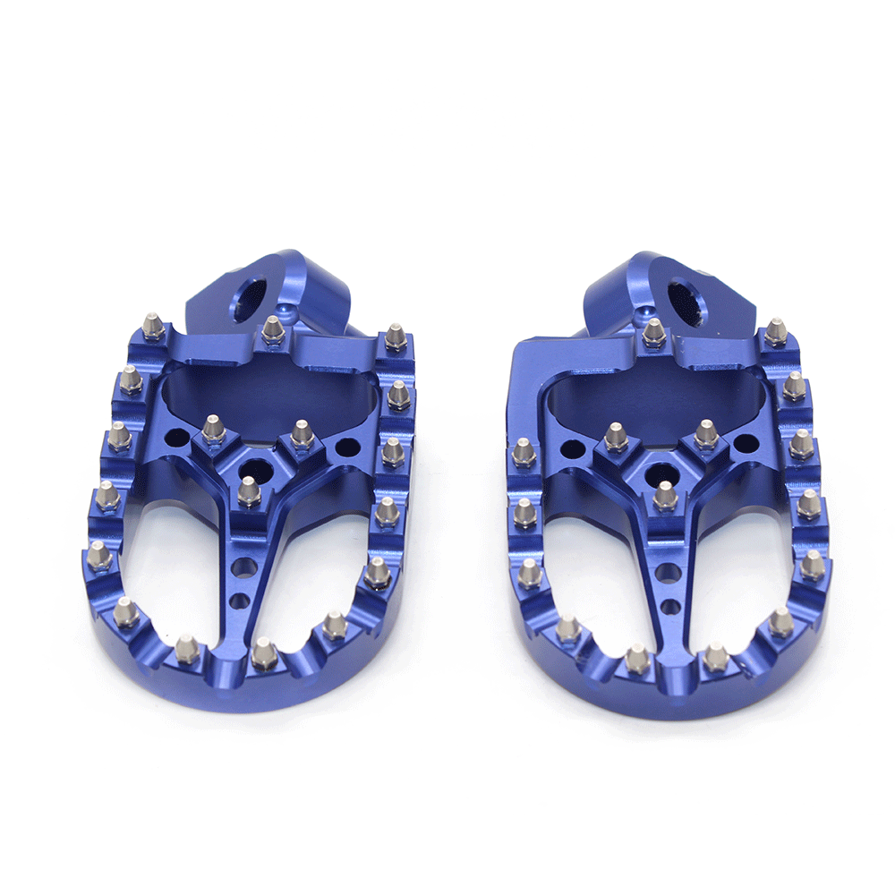 Motorcycle CNC Foot Pegs Rests Footrest Pedals for YAMAHA Yz 125 250 Yz125 Yz85 Yz450f Wr250 450f 99-17 Aluminum Alloy Foot Peg