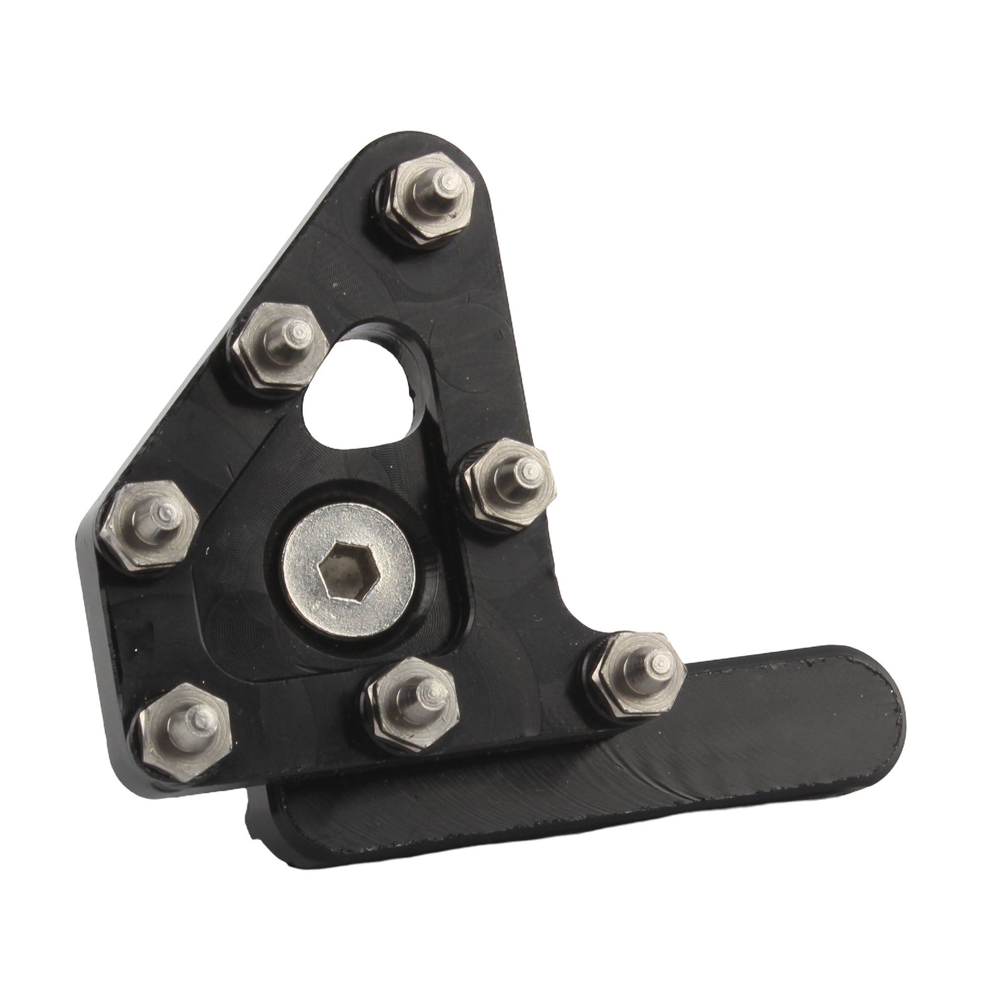 Powermotor Motorcycle Rear Brake Pedal Lever Step Plate Tip for CRF/KLX/YZF Rotatable Aluminum Alloy Motorbike Accessories