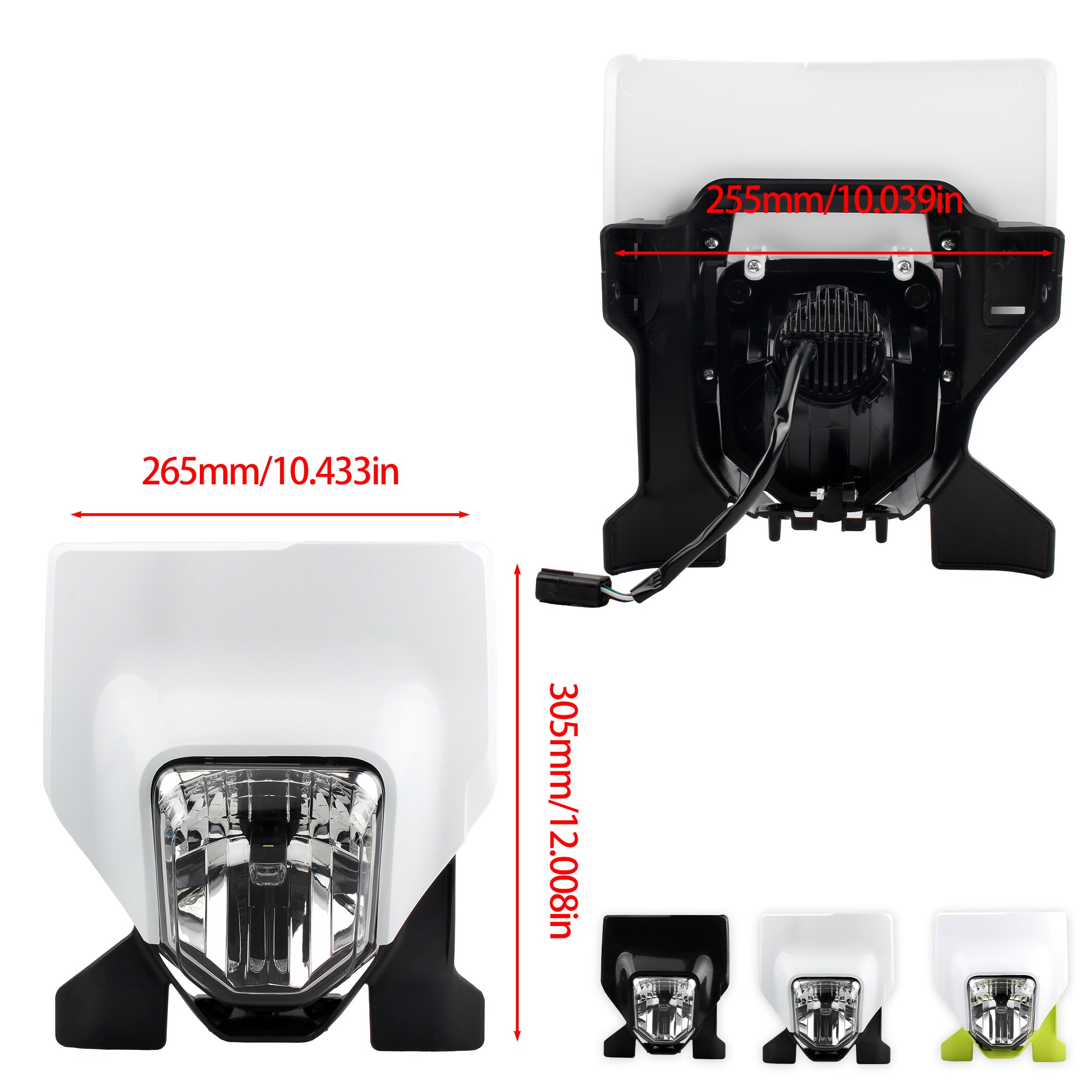 For Husqvarna 2024 Motorcycle LED Headlight Light Wick FC FE TC TE 125 300 300i 250 450 700 Motocross HeadLamp Parts Enduro