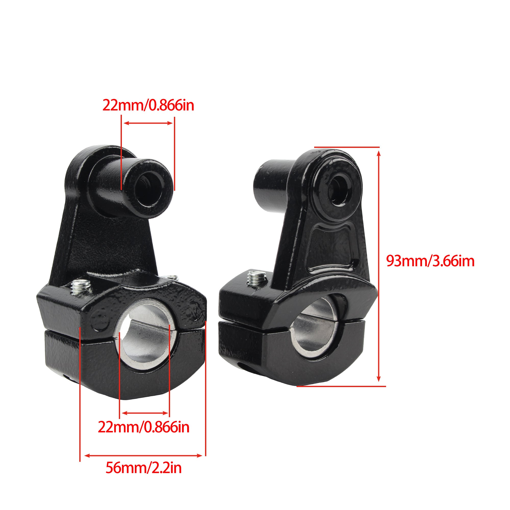 Universal Motorcycle Front Handle Bar Mount Clamps Riser Mount for 28 22mm Handlebar for BMW GS1150 1100 F650GS KLR DRZ