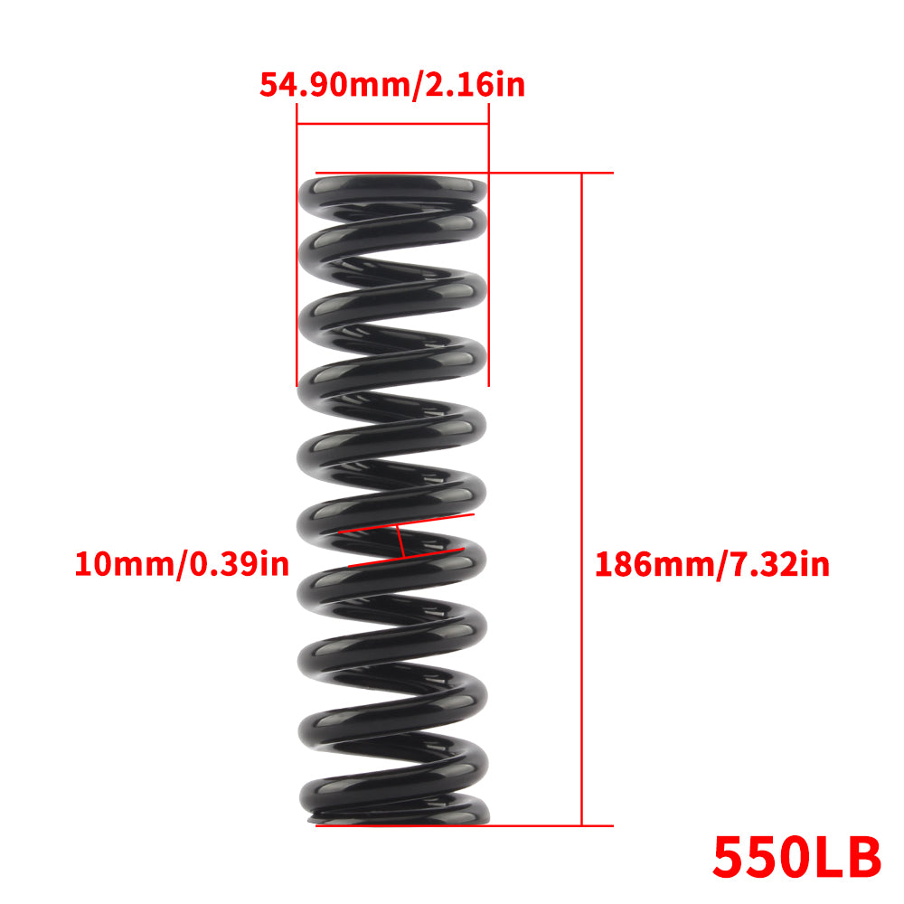About Sur Ron Parts Rear Shock Absorber Spring 550LBS 600LBS 650LBS Surron Light Bee X S Segway X160 X260 Motorcycle Accessories
