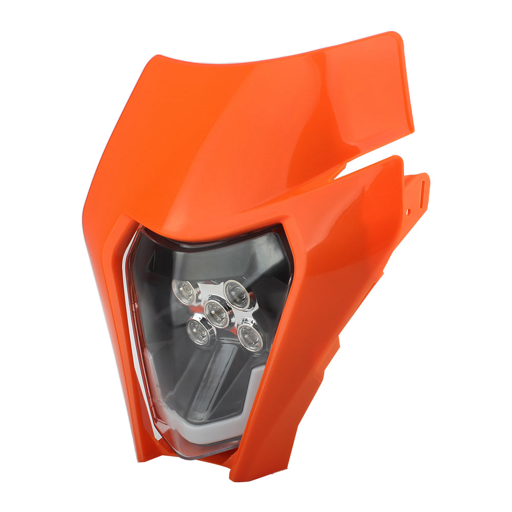 Motorcycle LED Headlight Headlamp Head Light Fairing 2021 2022 for KTM EXC Enduro XCW XC New Style 5 LED Headlight