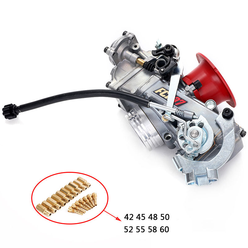 37 39 41mm Carburetor FCR39 CRF Slant Side Carburettor Silver CE Carburetor Motorcycle Lectron Carburetor for Motorcycle 90 Days