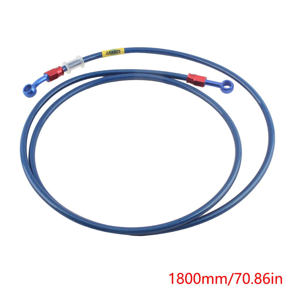 Aluminum Alloy Brake Tubing 500 mm 1500 mm 1800 mm Red and Blue Two Colors