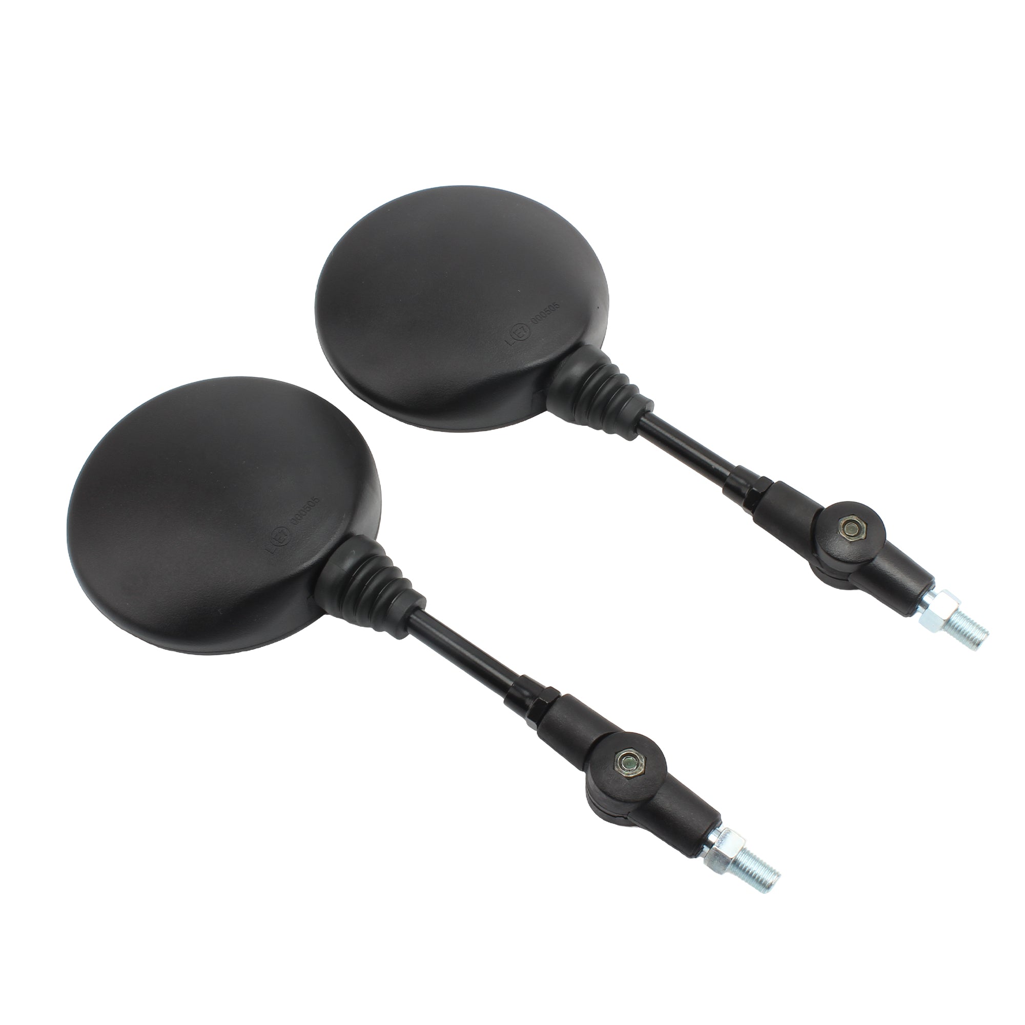 Scooter Rear Mirror Motorcycle Side Mirror 2pcs Foldable Round 10MM for Motocross Accessories for Bike Rearview Mirrors