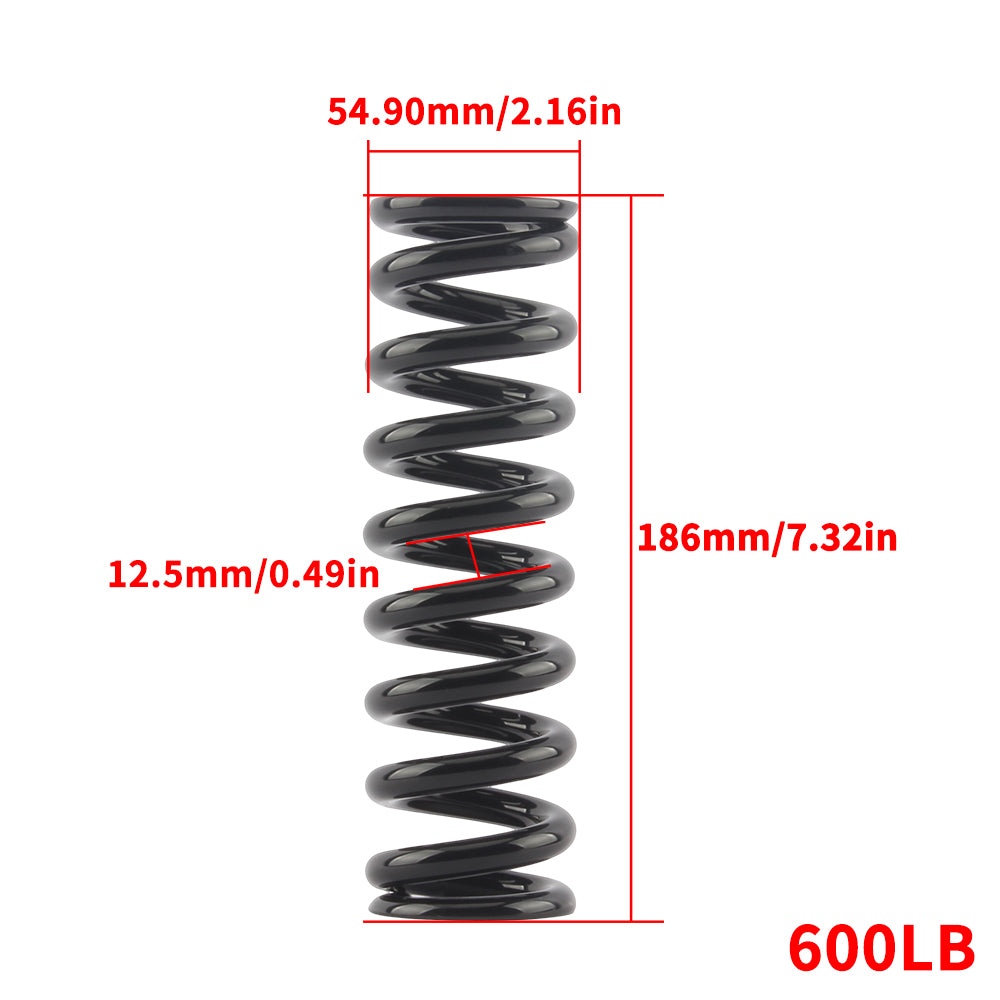 About Sur Ron Parts Rear Shock Absorber Spring 550LBS 600LBS 650LBS Surron Light Bee X S Segway X160 X260 Motorcycle Accessories