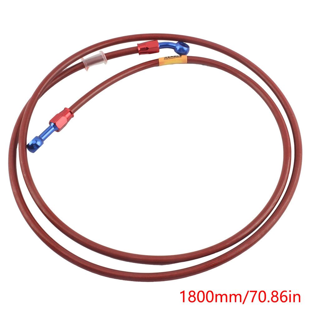 Aluminum Alloy Brake Tubing 500 mm 1500 mm 1800 mm Red and Blue Two Colors