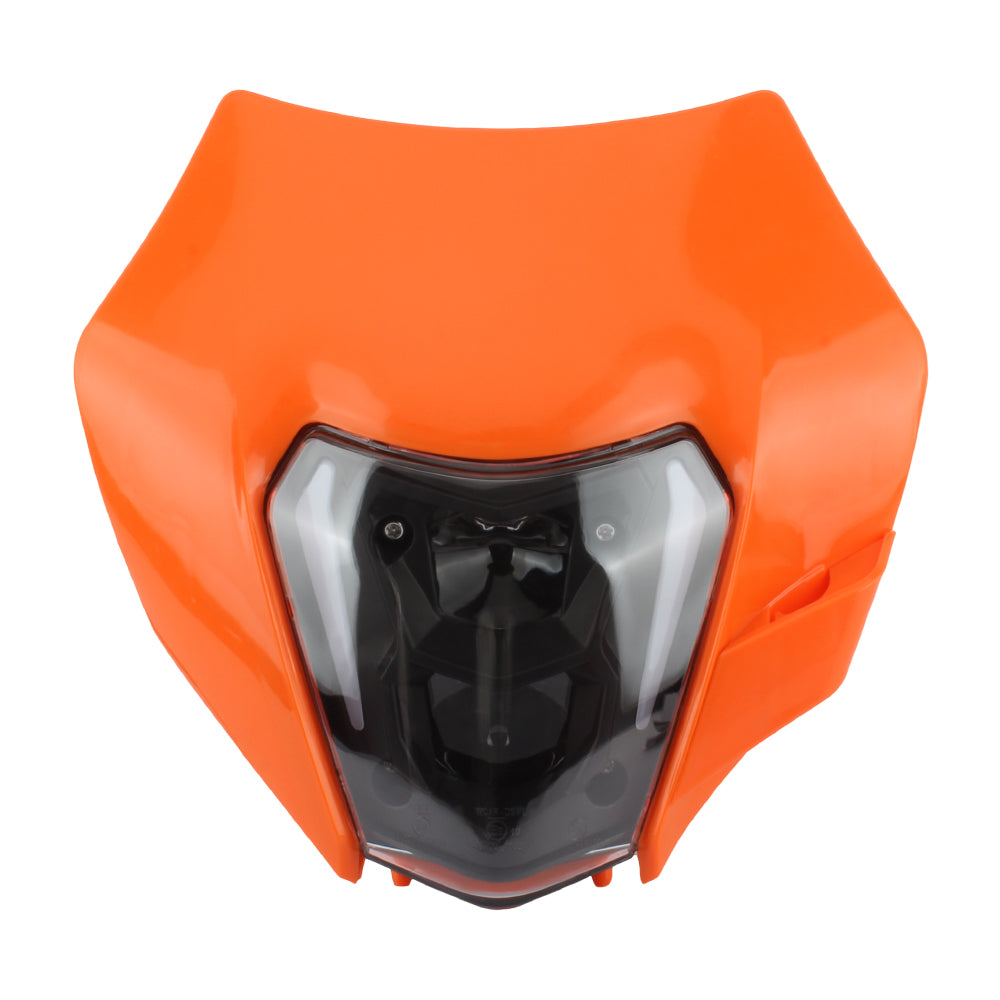 For KTM Duke 125 Headlight Plate LED Motorcycle Parts EXC SX 250 300 Fairing Enduro Motocross Supermoto Accessories Dirt Bike