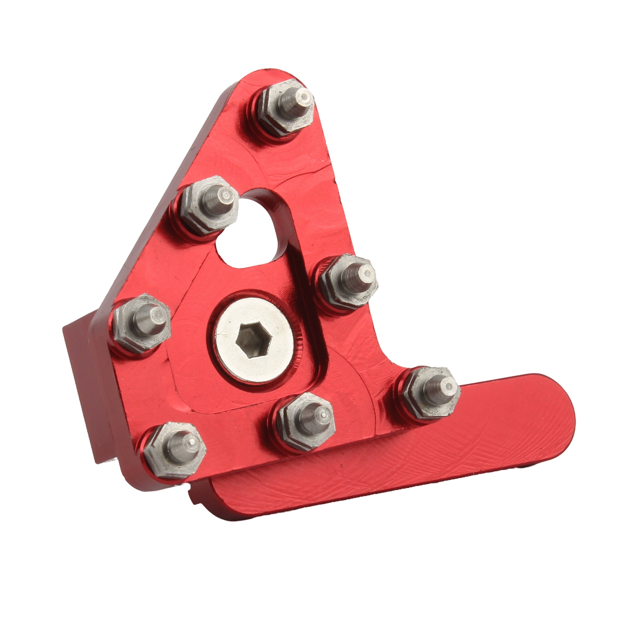 Powermotor Motorcycle Rear Brake Pedal Lever Step Plate Tip for CRF/KLX/YZF Rotatable Aluminum Alloy Motorbike Accessories