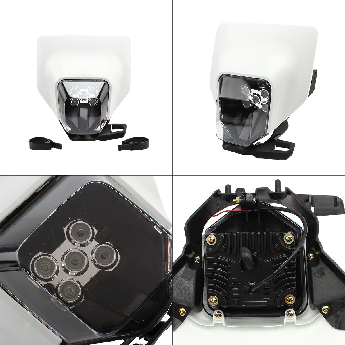 New Motorcycle LED Headlight Headlamp Light FC FE FX TC TE TX 125 250 300 350 450 501 FE250 FC250 TE300 Halogen