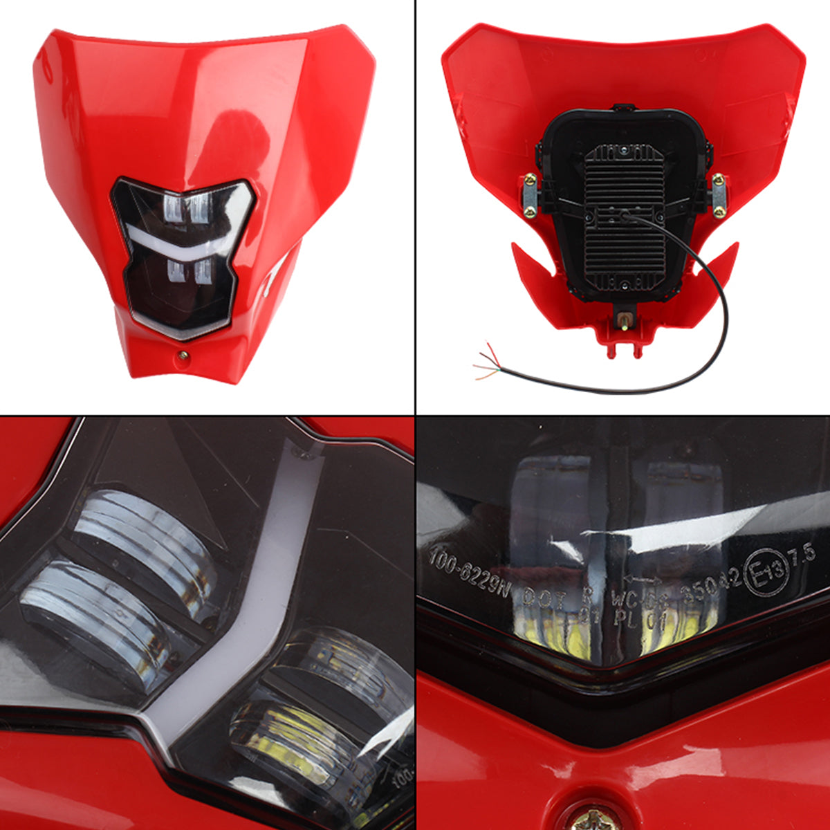 New 2021 Motorcycle LED Headlight Waterproof Plug Head Light for Honda CRF 450L CRF450XR CRF 450 450XR 450 L XR 2019 2020