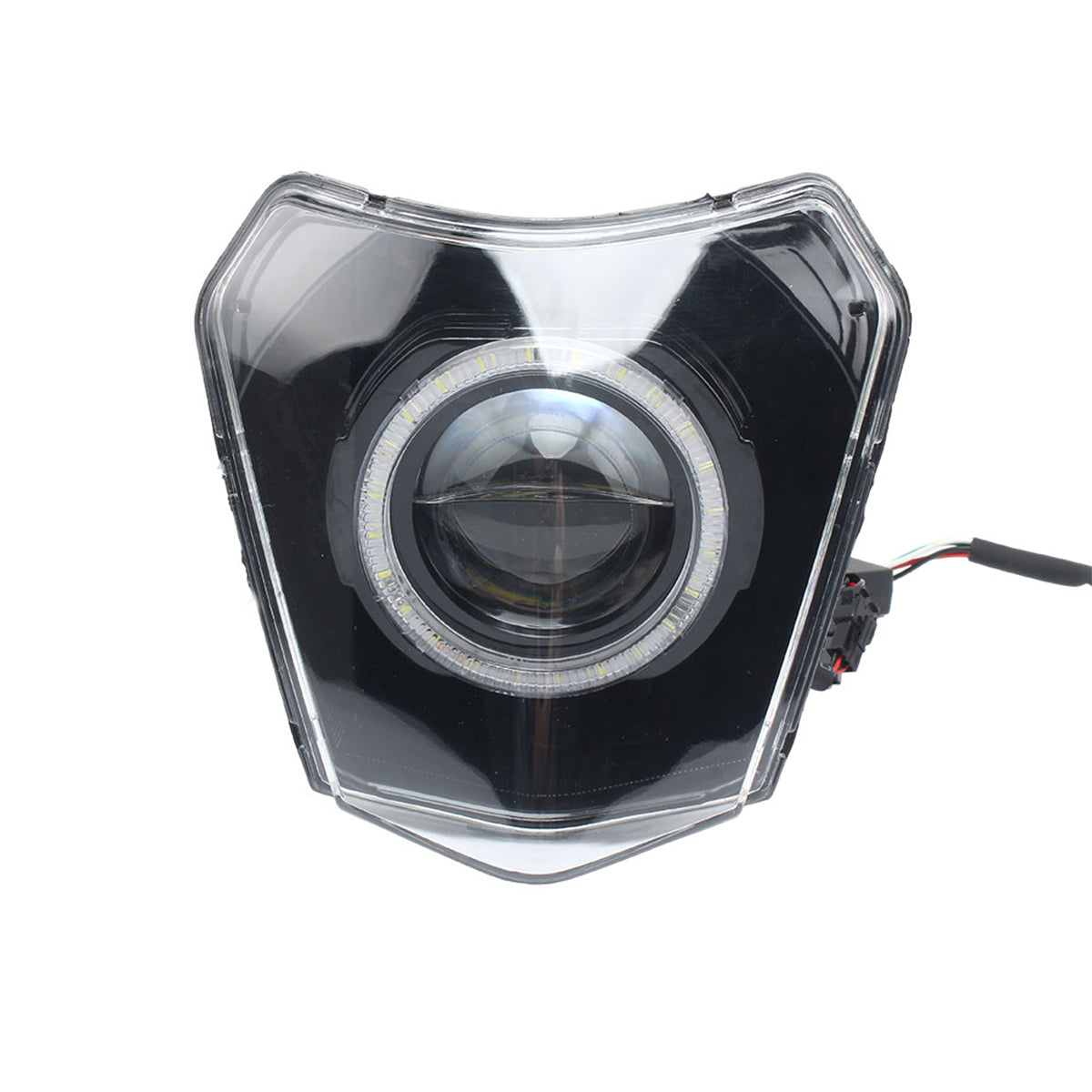 Motorcycle Headlight LED Plate Enduro Fairing for KTM EXC 250 300 Round Wick Headlamp Dirt Bike Motocross Supermoto Accessories