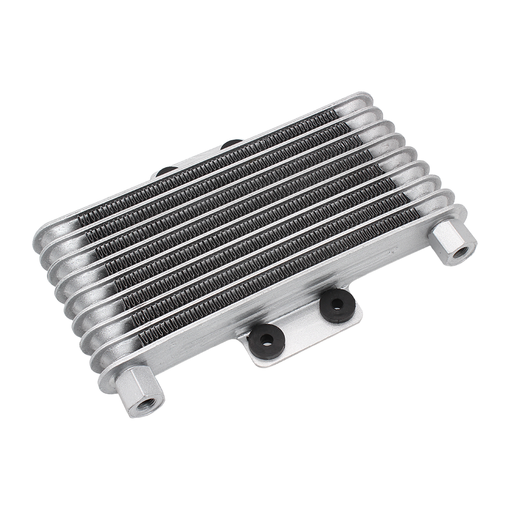 Motorcycle Oil Cooler Oil Engine Radiator Aluminum 125ml Cooling Radiators Um Renegade Commando Parts Motor Bike Radiator