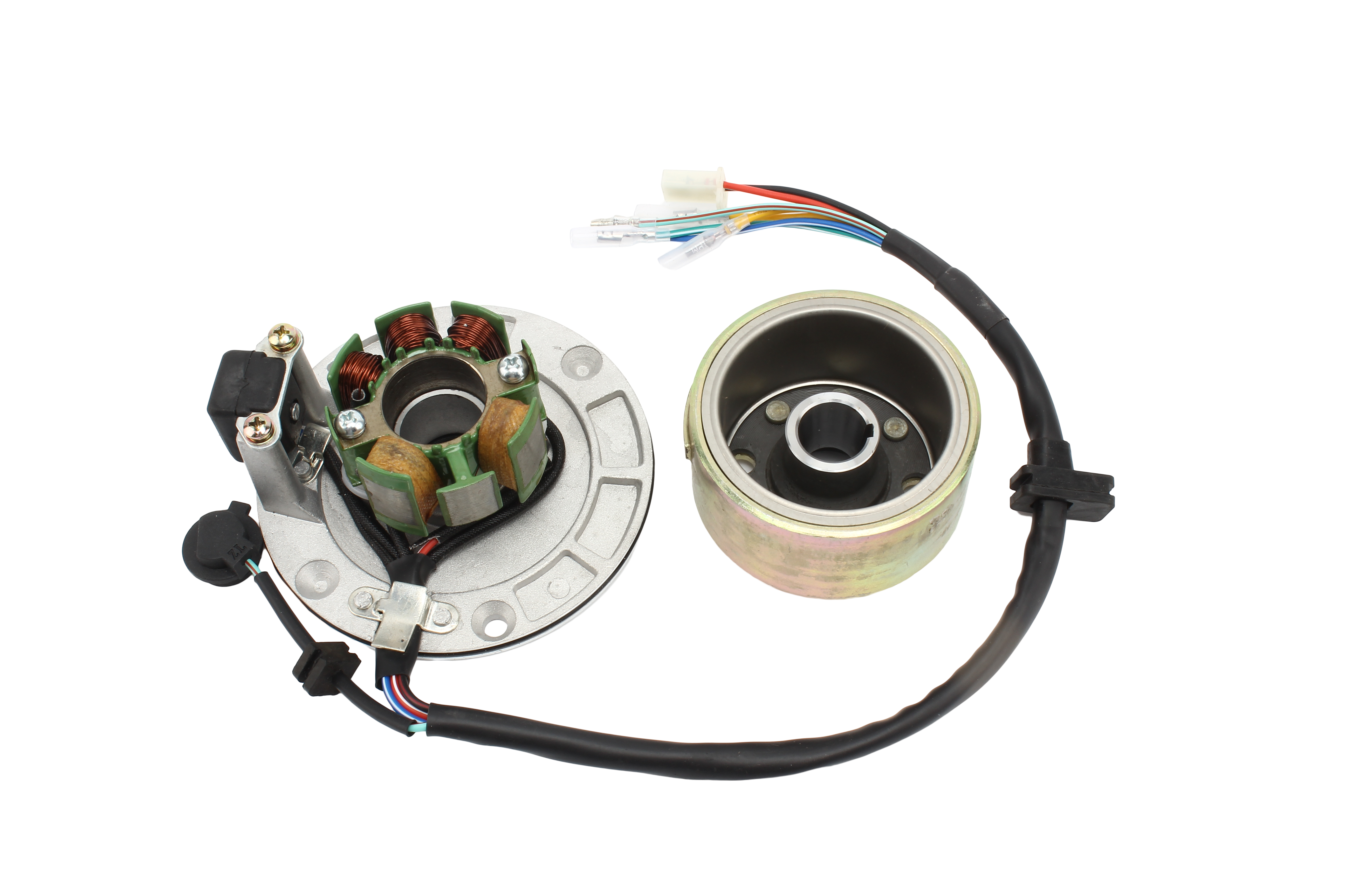 Off-Road Motorcycle Accessories High Speed Motor Kits Stator Rotor Magneto Coil for ZongShen 155CC Oil-cooled Engine CQ-101
